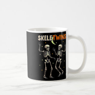 Taza De Café Skeletwins Semana del Espíritu Gemelas Día de los