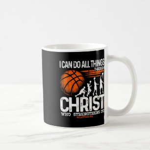 Taza De Café Sketll Puedo hacer todas las cosas por Cristo