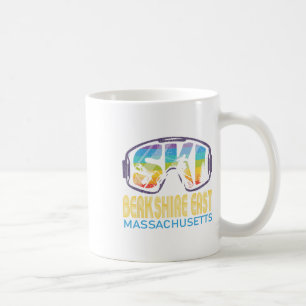 Taza De Café Ski Berkshire East Machusetts Vacaciones de esquí