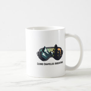 Taza De Café Ski Cerro Chapelco Argentina Hombres de esquí de m