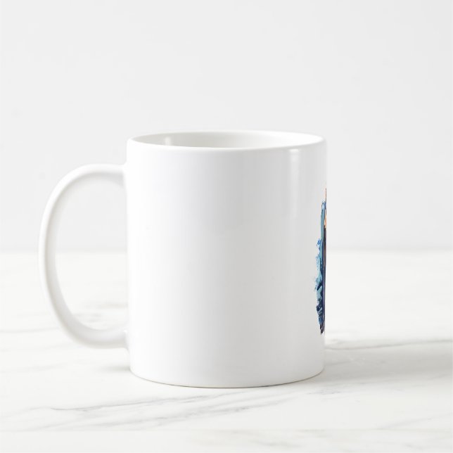 Taza De Café Ski Dog in Ski Googles  5 (Izquierda)