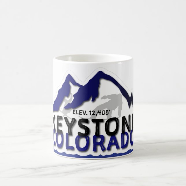 Taza De Café Ski Keystone CO Mug (Centro)