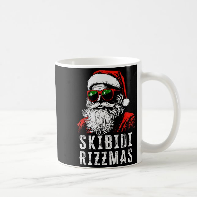 Taza De Café Skibidi Rizzmas Christmas Rizz Santa Claus Charism (Derecha)