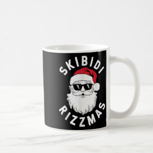 Taza De Café Skibidi Rizzmas Divertida Navidad Santa Claus Navi
