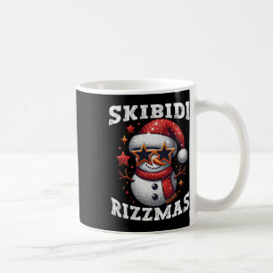 Taza De Café Skibidi Rizzmas Gen Alpha Jerga Funny Navidades Sn