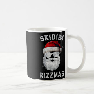 Taza De Café Skibidi Rizzmas Navidad Rizz Santa Claus Carisma