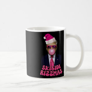Taza De Café Skibidi Rizzmas Navidades Rosa Trump Bubble Gum Ch