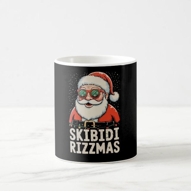 Taza De Café Skibidi Rizzmas Santa Rizz Navidades Navidad (Centro)