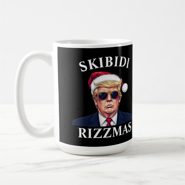 Taza De Café Skibidi Rizzmas vuelve a hacer grandes Navidades (Izquierda)