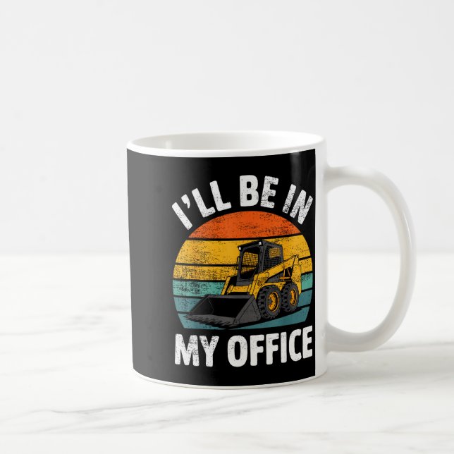 Taza De Café Skid Steer Operator Construction Heavy Equipment J (Derecha)