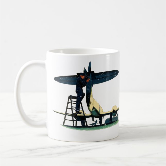Taza De Café Skilled Hands Are Needed - Join the RAF (Izquierda)