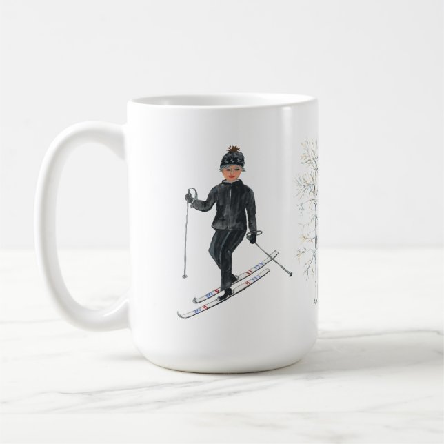 Taza De Café sking themed mug (Izquierda)