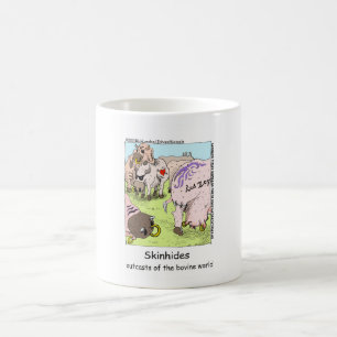 Taza De Café SkinHides Camisetas Divertidas de Vacas Marginadas