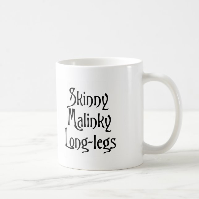 Taza De Café Skinny Malinky Longleg divertido scottish bantant (Derecha)