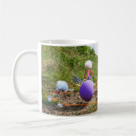 Taza De Café Skippiebal race van Fubby poppetjes op ballonnen.