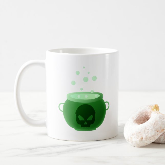 Taza De Café Skull Cauldron (Con donut)