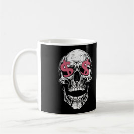 Taza De Café Skull & Dollar Eyes Mug – Dark Money Vibes