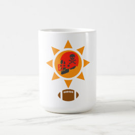 Taza De Café Skull Football