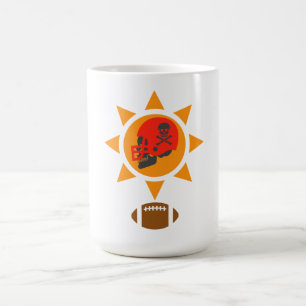 Taza De Café Skull Football