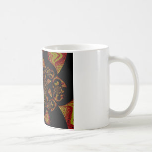 Taza De Café Skull Kaleidoscope Arte Imprimir
