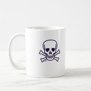 Taza De Café Skull n Bones mug