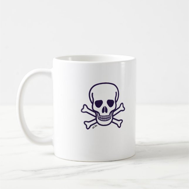 Taza De Café Skull n Bones mug (Izquierda)
