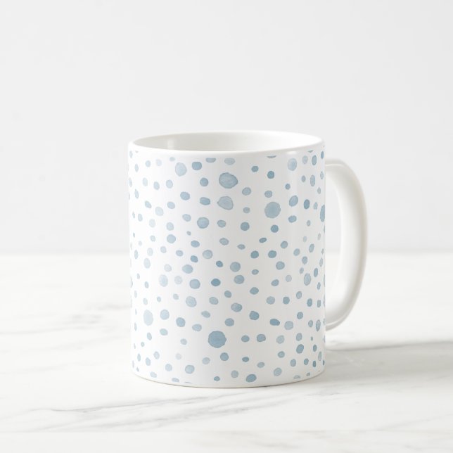 Taza De Café Sky Confetti Water Dots Classic Mug (Anverso derecho)