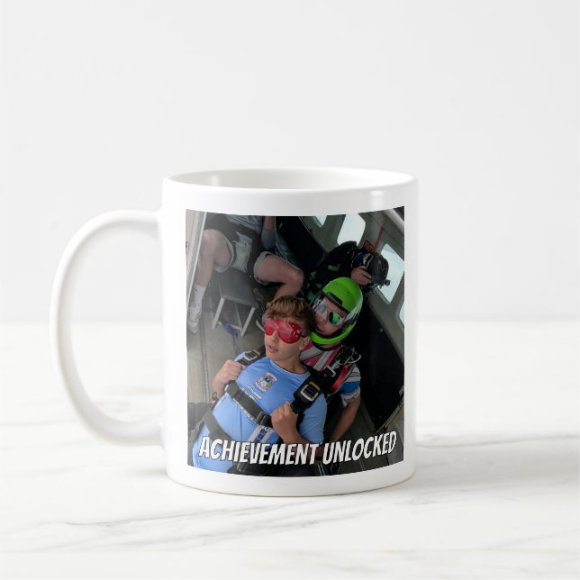 Taza De Café Skydive Mug - Logro desbloqueado (Izquierda)