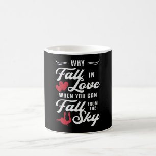 Taza De Café Skydiver Cuando Se Puede Caer Del Skydive Sky