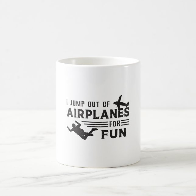 Taza De Café Skydiving Skydive Skydiver Jump Plane Gift Idea (Centro)