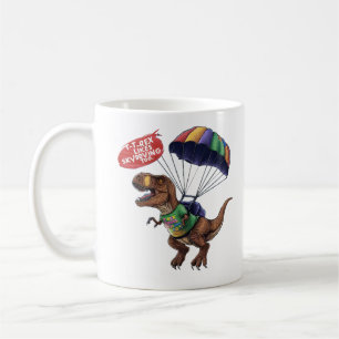 Taza De Café Skydiving T-Rex
