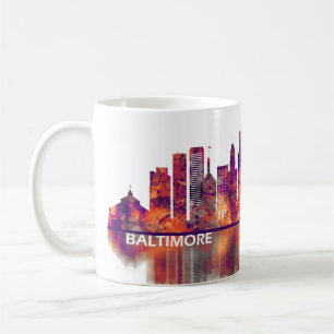 Taza De Café Skyline Baltimore Maryland