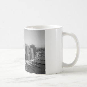 Taza De Café Skyline Black White New York