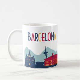 Taza De Café Skyline de Barcelona