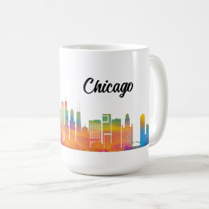 Taza De Café Skyline de Chicago