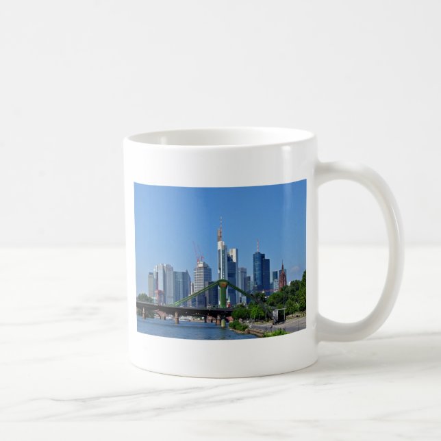 Taza De Café Skyline de Frankfurt (Derecha)