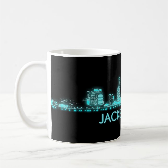 Taza De Café Skyline de Jacksonville (Izquierda)