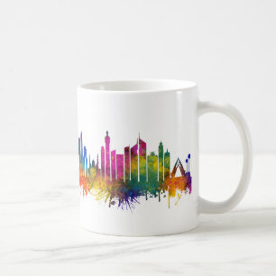 Taza De Café Skyline de los Emiratos Árabes Unidos de Dubai