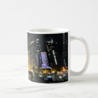 Taza De Café Skyline de noche, Chicago, Illinois