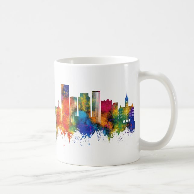Taza De Café Skyline de Saint Paul Minnesota (Derecha)