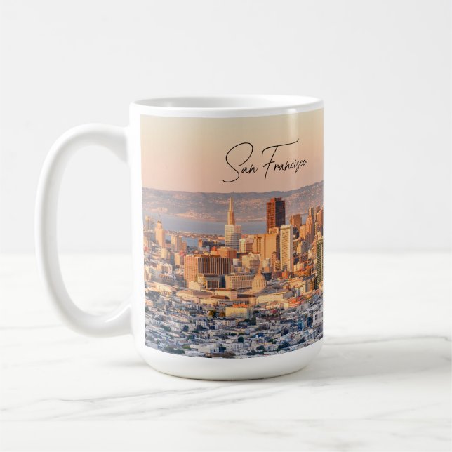 Taza De Café Skyline de San Francisco (Izquierda)
