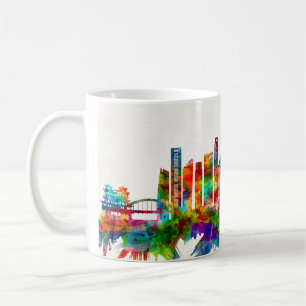 Taza De Café Skyline de Singapur
