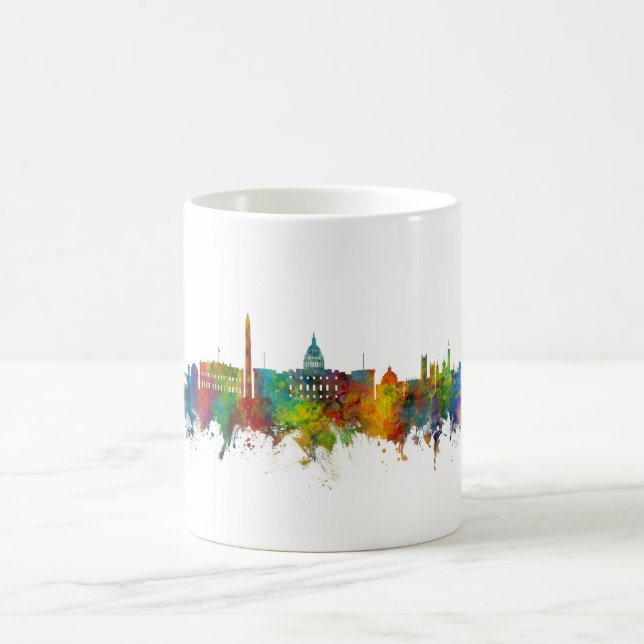 Taza De Café Skyline de Washington DC (Centro)