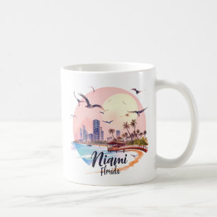 Taza De Café Skyline Florida de Miami City