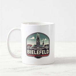 Taza De Café Skyline Retro Bielefeld