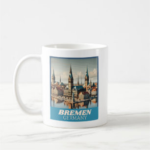 Taza De Café Skyline Retro Bremen