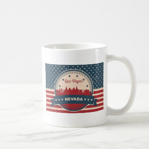 Taza De Café Skyline Retro Las Vegas