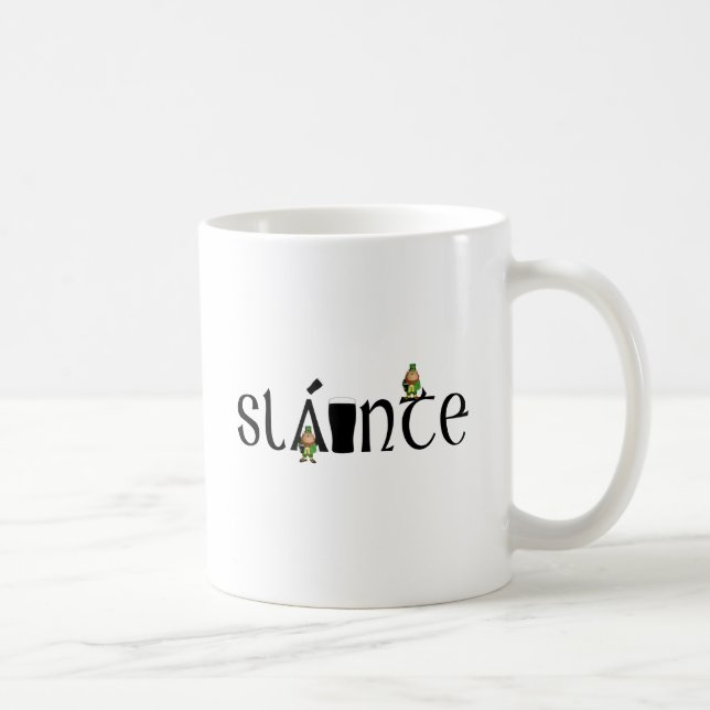 Taza De Café Slainte gaélico (Derecha)