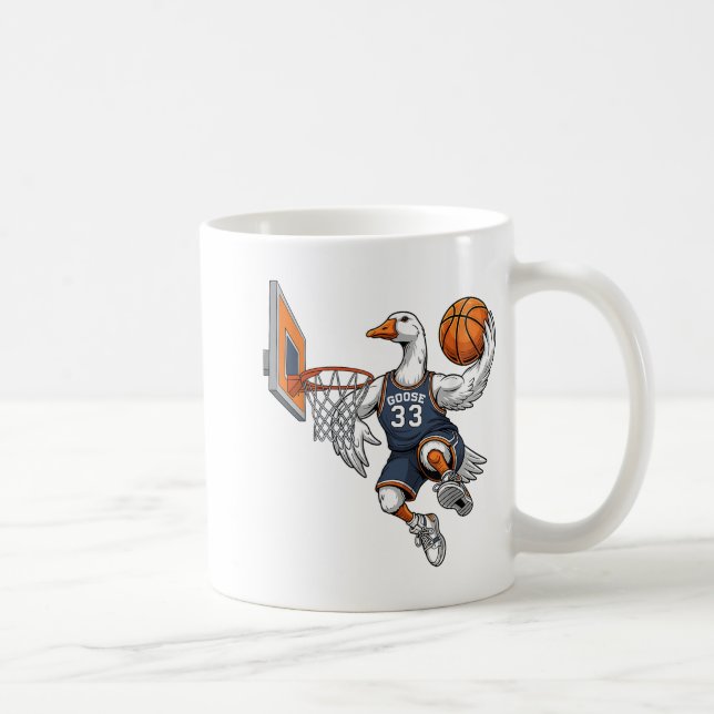 Taza De Café Slam Dunk, jugador de baloncesto de Goose, amante  (Derecha)