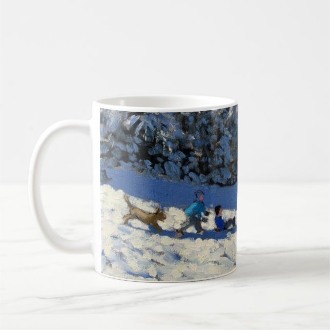 Taza De Café Sledging cerca de Youlgreave Derbyshire (Izquierda)